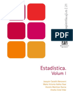 Estadística. Volumen I