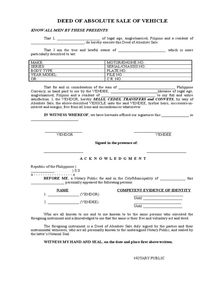 sample-deed-of-sale-of-motor-vehicle