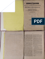 Demostración de la legitimidad de la Independencia del Paraguay y de la Legalidad del Tratado de comercio especial entre su gobierno y el de la Provincia de Corrientes por D. José Rivera Indarte- Año 1845