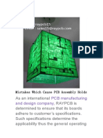 Mistakes Which Cause PCB Assembly Holds