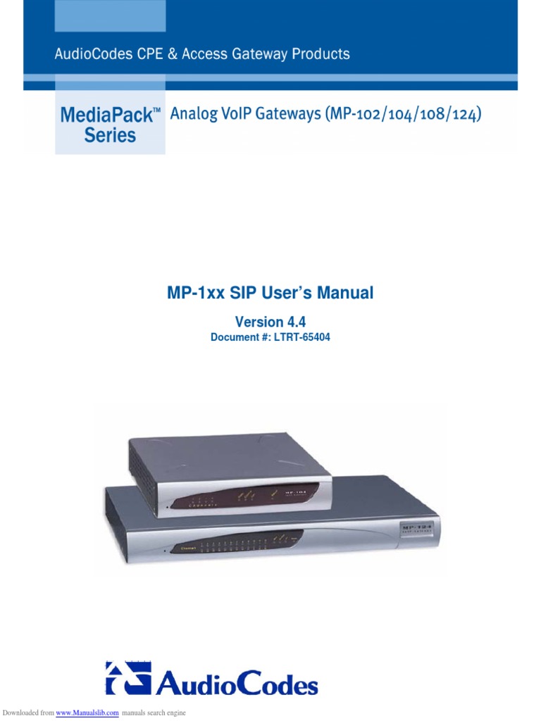 Free Voip Gateway Software AudioCodes MP-118-FXS VoIP Gateway - 8 Port  Analog Telephone Adapter Audiocodes Mp-114 Configuration Guide, image size:768x1024
