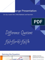 Rate of Change - Presentation