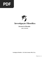 Investigação Filosófica, Vol. E4, 2016