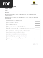 Ujian Pertengahan Tahun Sains Tahun 4 Kertas 2