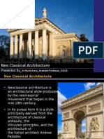 Neo Classical Architecture: Presented by