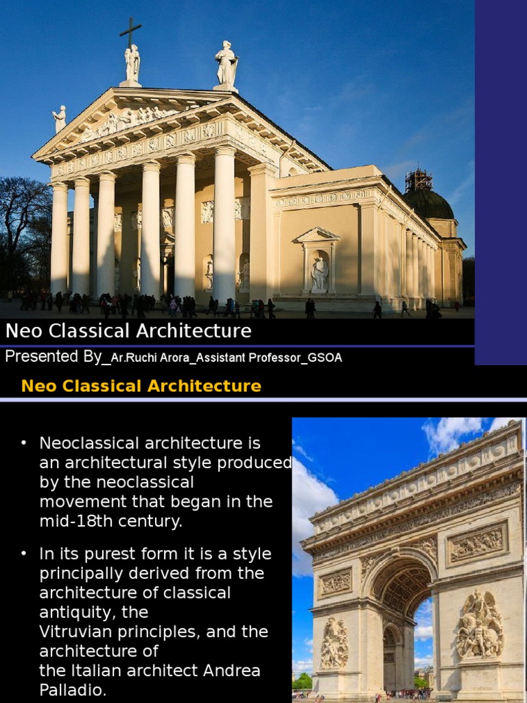 Neoclassical Architecture Overview | PDF