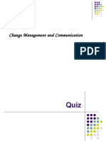 Change Management and Communication