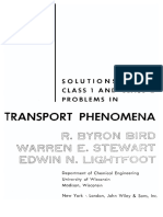 Solucionario de bslFenomenos de Transporte - R BYRON BIRD