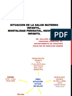 Situacion de La Salud Materno Infantil,Mortalidad Perinatal, Neonatal é Infantil