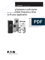 Soft Starter vs VFD Starter