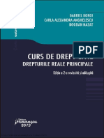 Gabriel Boroi - Curs de Drept Civil. Drepturi Reale Principale - 2014