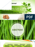 Standarisasi & Studi Fitokimia Curcuma Xanthorrhiza Roxb.