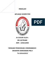 Makalah Aplikasi Komputer