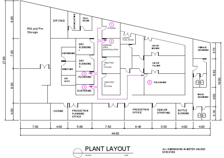 Pharmaceutical Plant Layout Guide | PDF