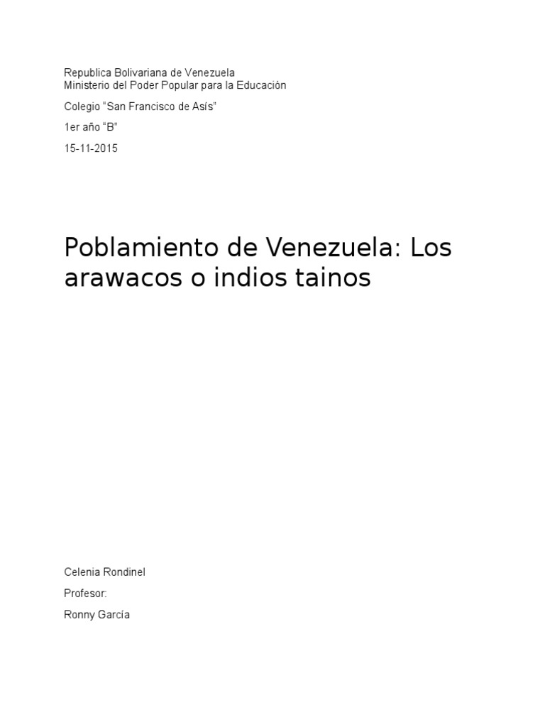Cultura Arawaca y sus Cemíes | PDF | Puerto Rico | Cultura (general)