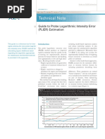 Technical Note: Guide To Probe Logarithmic Intensity Error (PLIER) Estimation