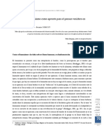 Gianfranco Cattaneo, Crítica Al Humanismo Como Apronte Al Pensar Venidero en Martin Heidegger