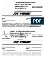 2 Joy Permits Statement Size