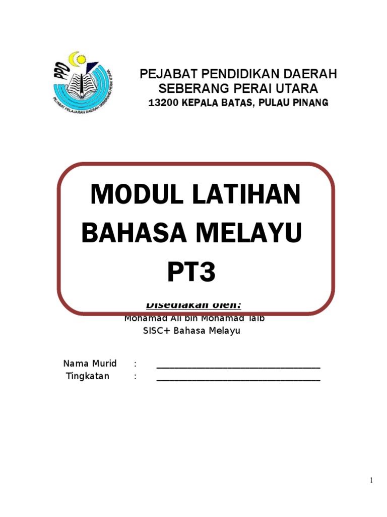 Modul Bm Pt3 2015
