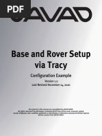 BaseRover via Tracy Configuration Example