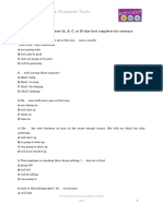 Activate! B2 Extra Grammar Tests Test 3: Developed by Pearson Longman Hellas 2009