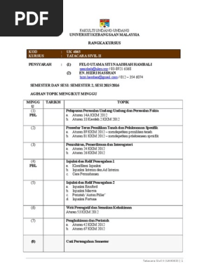 Tatacara Sivil 2 Uk4063 26 2 2016 Pdf
