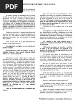 El Sentido Religioso de La Vida