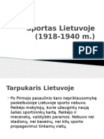 Sporto Istorija