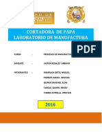 INFORME de MANUFACTURA