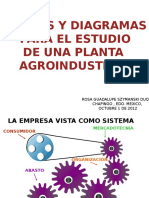 Planos y Diagramas para El Estudio de Plantas Agroindustriales