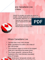 Where Canadians Live and Work ppt1