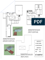 Administrative Block (First Floor Plan) : Nit Hamirpur