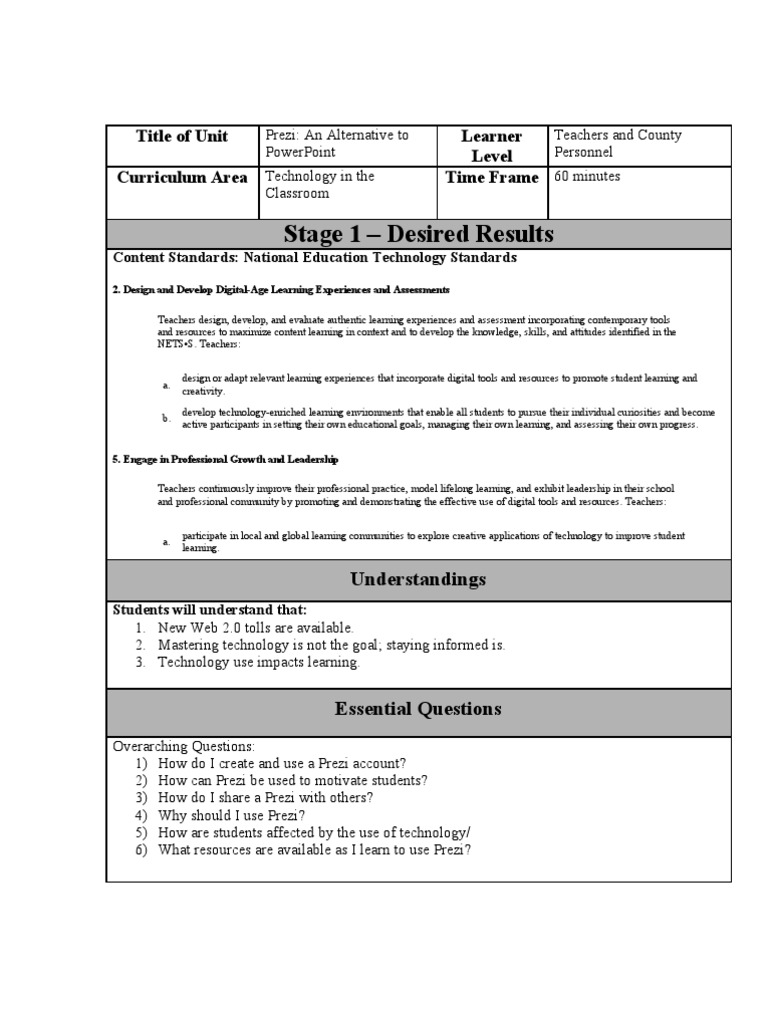 Staff Development Unit | PDF | Educational Assessment | Learning