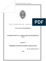 4 Capitulo 4 Imperfecciones en Sólidos Cristalinos