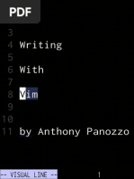 Download Vim for Writers by Alex Smithy SN306542419 doc pdf