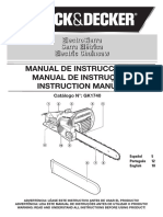 Manual Serra Elétrica Black Decker GK1740