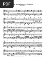 The Second Star On The Right Piano