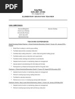 Teaching Resume Job Fairpdf