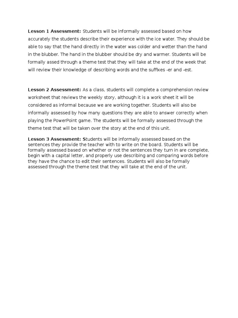 Student Assessment Strategies Overview | PDF