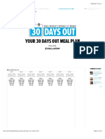 30 Days Out Calculator Results DIETA