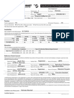 Walmart Application For Employment Fiilable