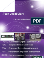 Tech Vocabulary: Click To Add Subtitle