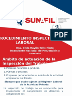 Ponencia: "El Procedimiento Inspectivo Laboral: Reglas para La Actuación Inspectiva"