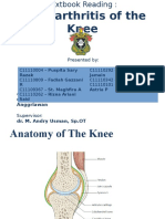 Osteoarthritis of the Knee Textbook Reading