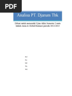 Download Analisa PT Djarum Tbk by Tiffany Fortunatan SN306581287 doc pdf