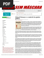 Mídia Sem Máscara - Edward Bernays e o Controle Da Opinião Pública