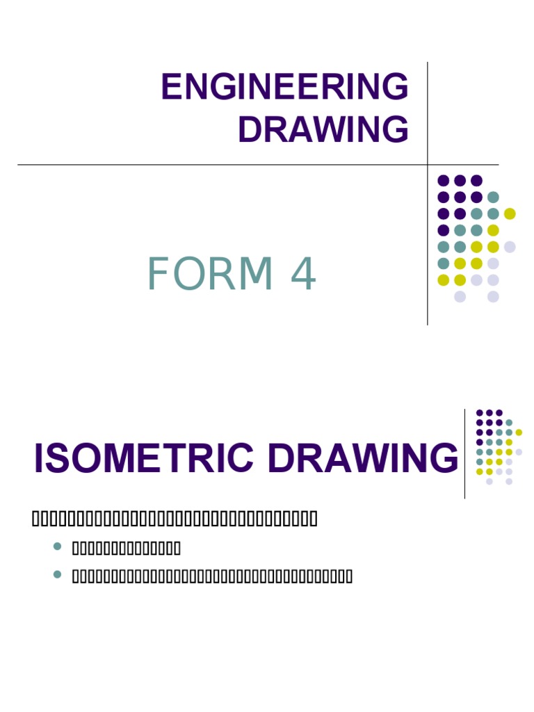 Isometric Drawing Techniques for Engineers | PDF