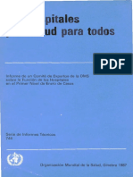 Los Hospitales y La Salud para Todos