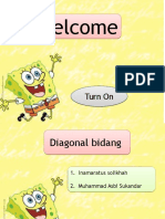 Diagonal Bidang