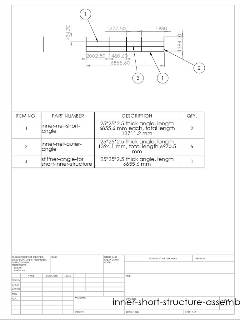 Structural Angle Specifications Document | PDF | Technology & Engineering